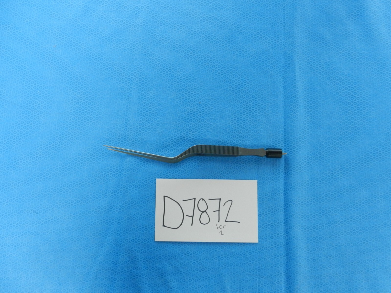 D7872 Codman Surgical Malis Bipolar Bayonet Neuro Forceps 22.5cm Length 80-1550