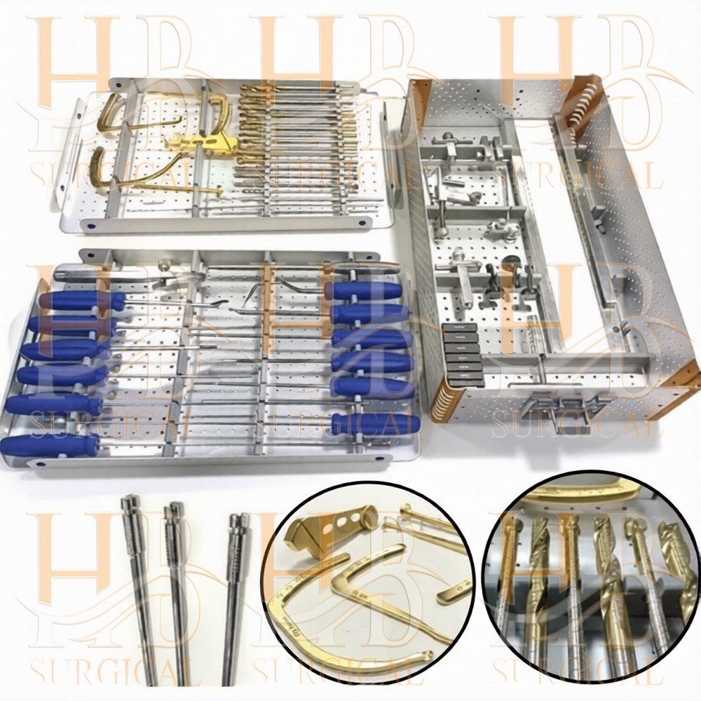ACL PCL Knee Arthroscopy Surgery Instruments Set Of 48 Pcs A+ Quality