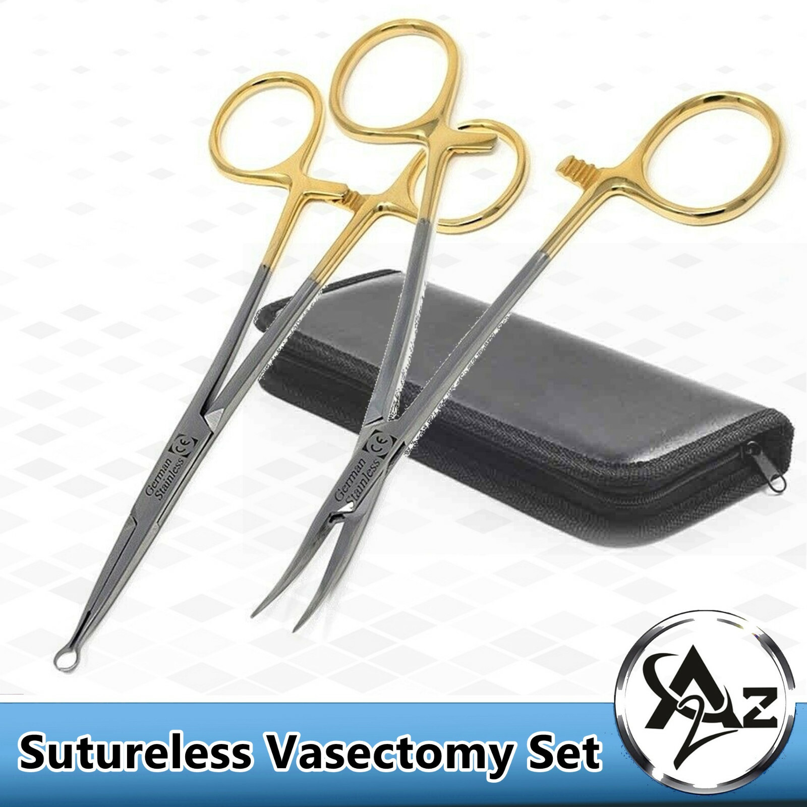 Sutureless Vasectomy Surgery Set, Surgical Instruments German Stainless Steel CE