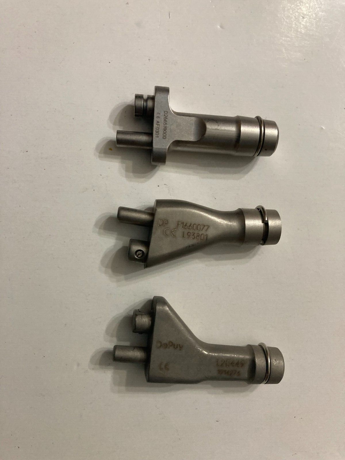 Lot Of 3 DePuy Shoulder Replacement Attachment Orthopedic Instrument 1914276