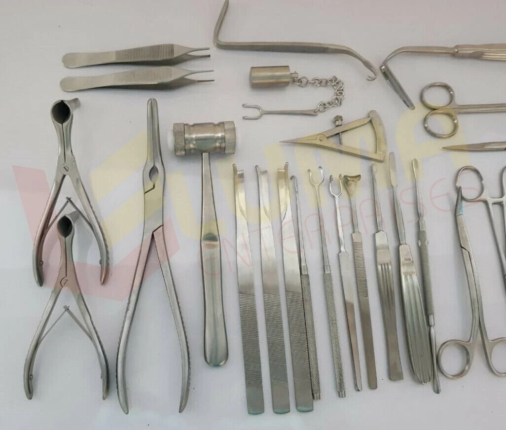 Rhinoplasty Instruments Set Of 25 Pcs Nose Surgery Instruments