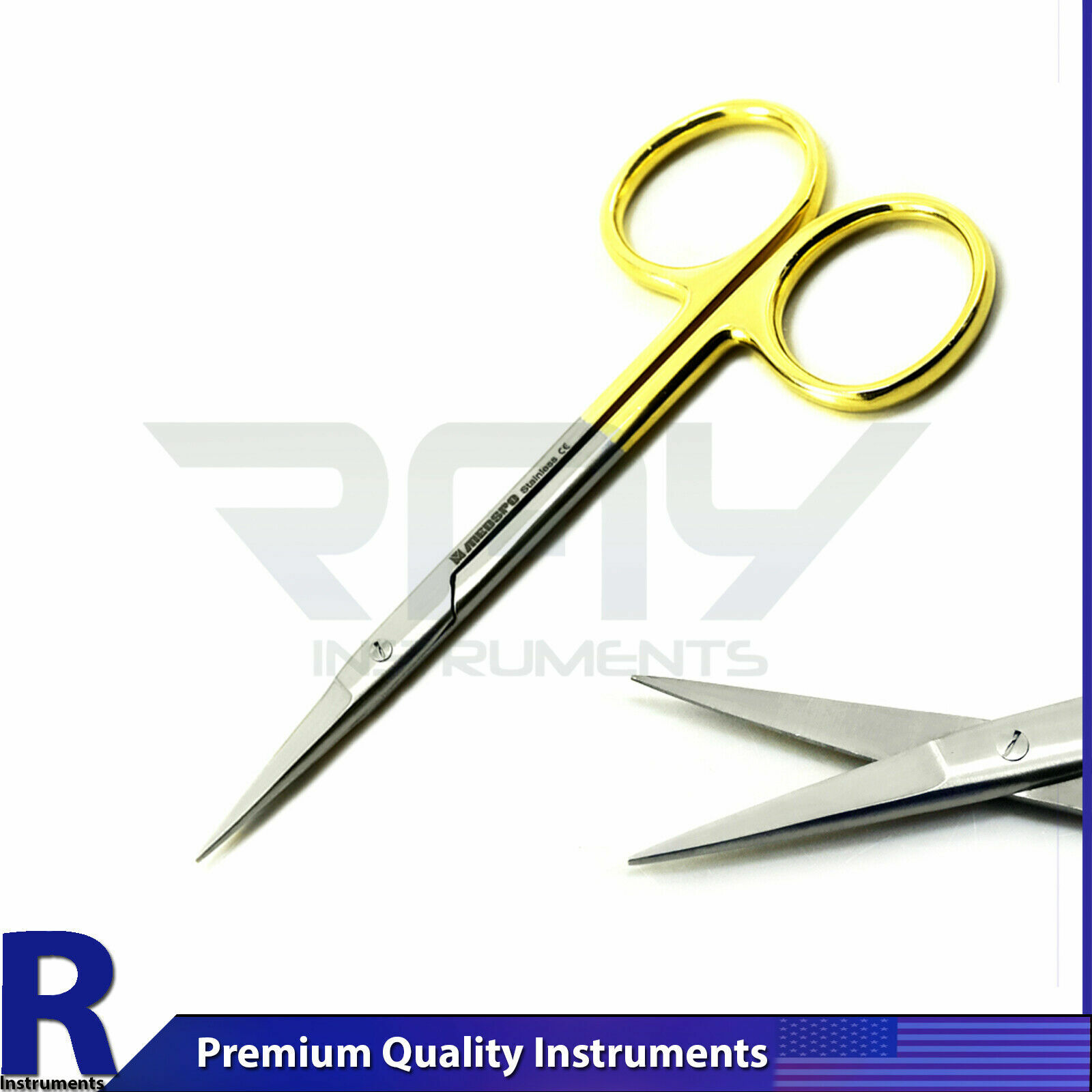 Professional Suture Removal Kit TC Mayo Hegar Needle Holder Surgical Scissors
