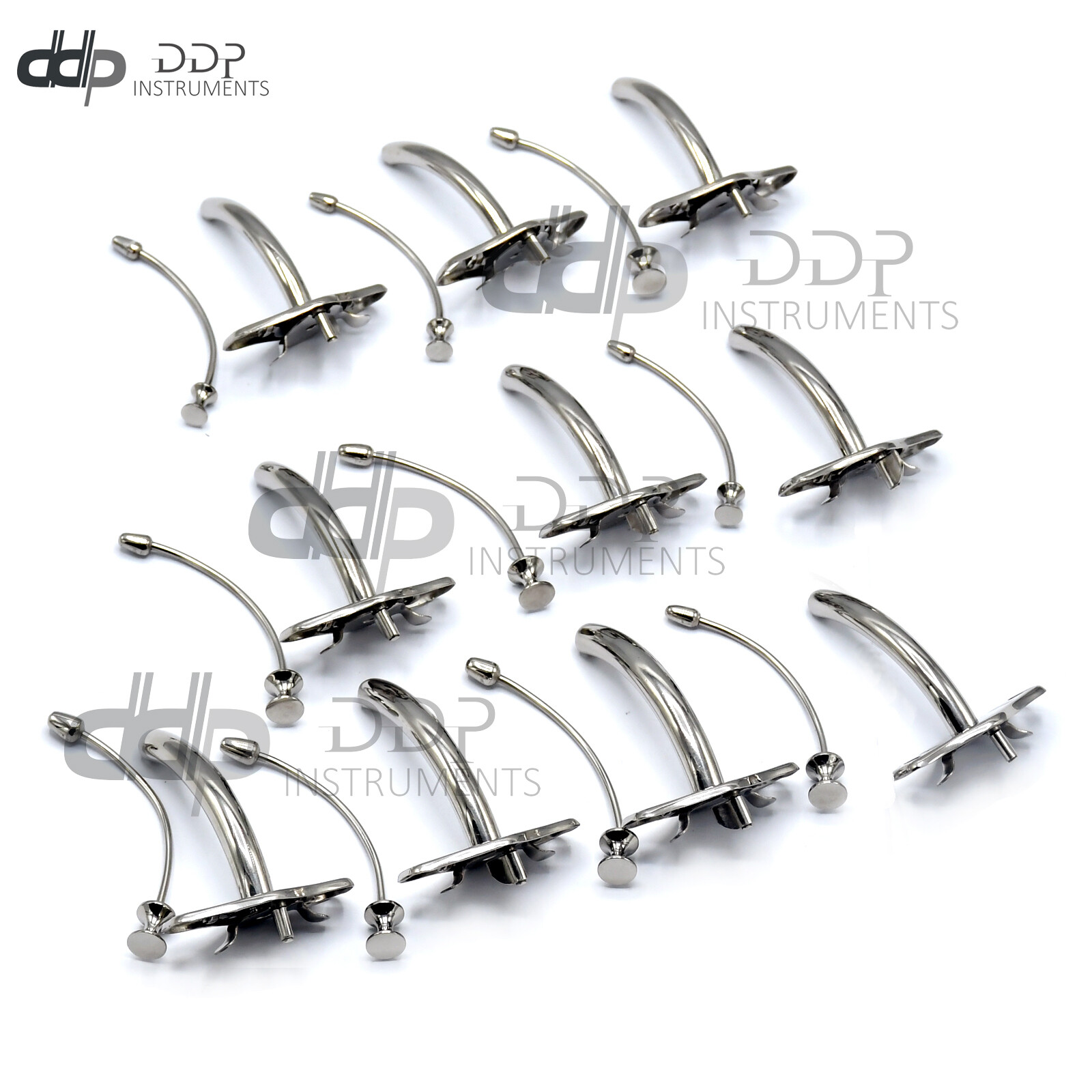 Set Of 13 Pieces Chevaliar Jackson Tracheostomy Tube Surgical Instruments
