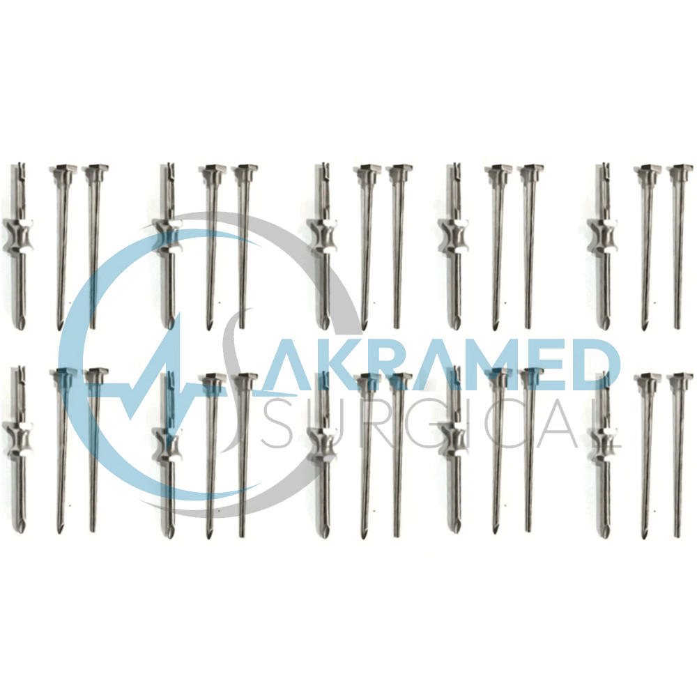 HRT Trocar 3.5mm & 4.5mm Hormone Replacement Pellet Insertion Trocars 10 Sets