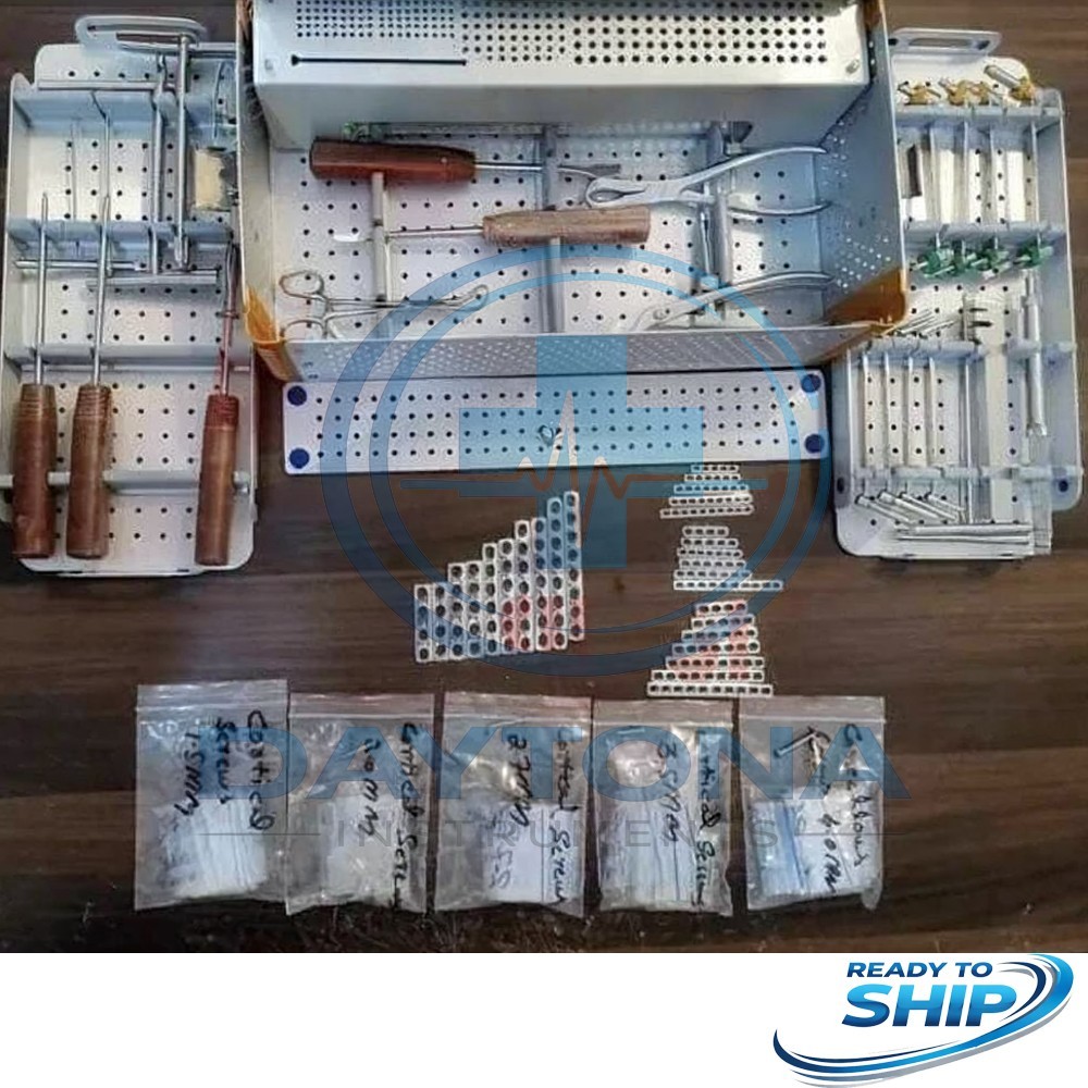 Veterinary Orthopedic Mini Micro Fragment System Set/kit 1.5/2.0/ 2.7/3.5/4.0mm