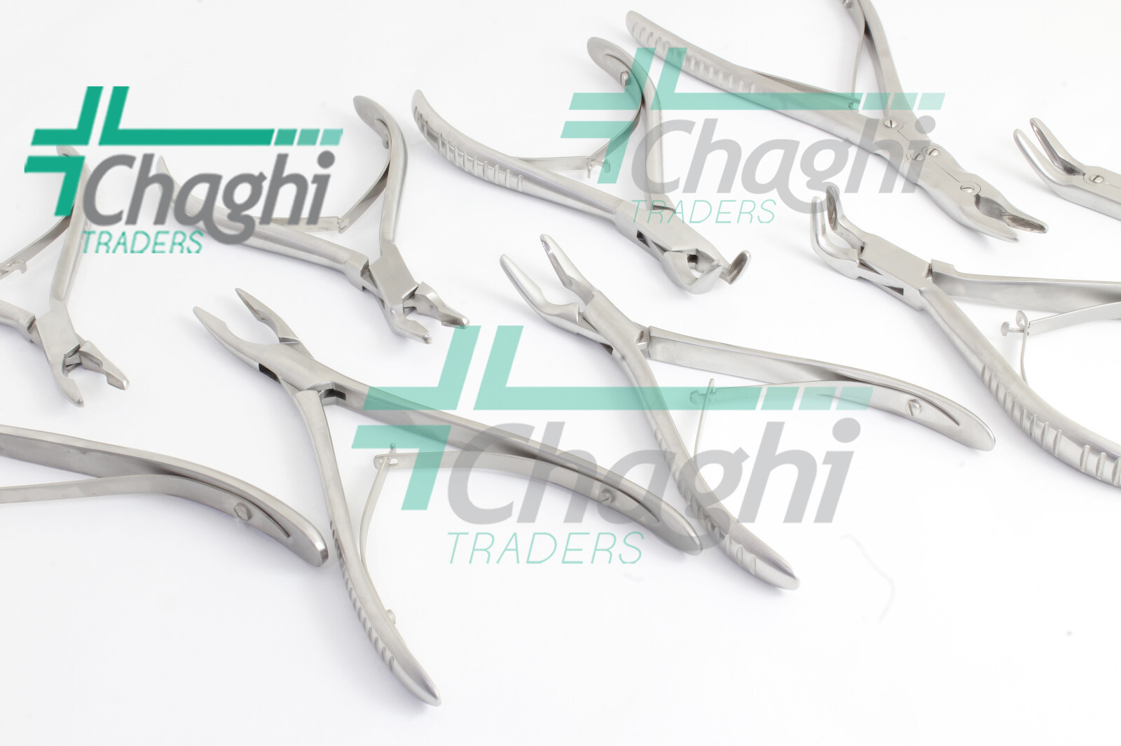 Bone Rongeurs 9 PCs Set Stainless Steel Surgical Orthopaedic Instruments Chaghi