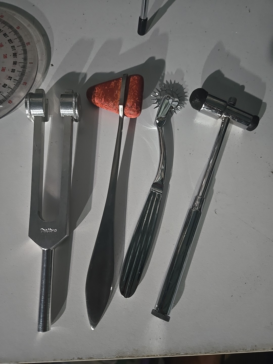 Medical Tuning Forks And Reflex Hammers, Pinwheel With BONUS🔥5 PIECES TOTAL🔥🔥