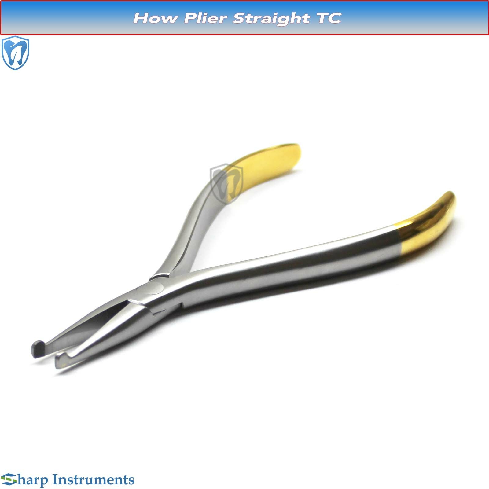 Utility How Crown Plier Straight Dental Orthodontics Surgical Steel Instruments