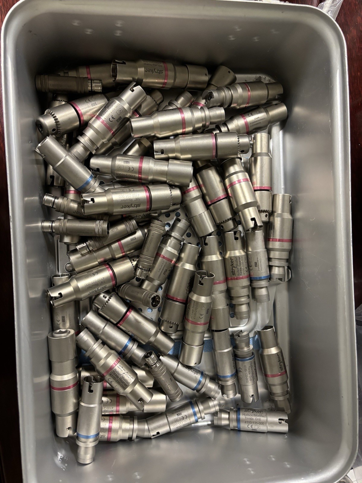 Lot Of Various Stryker Drill Pieces