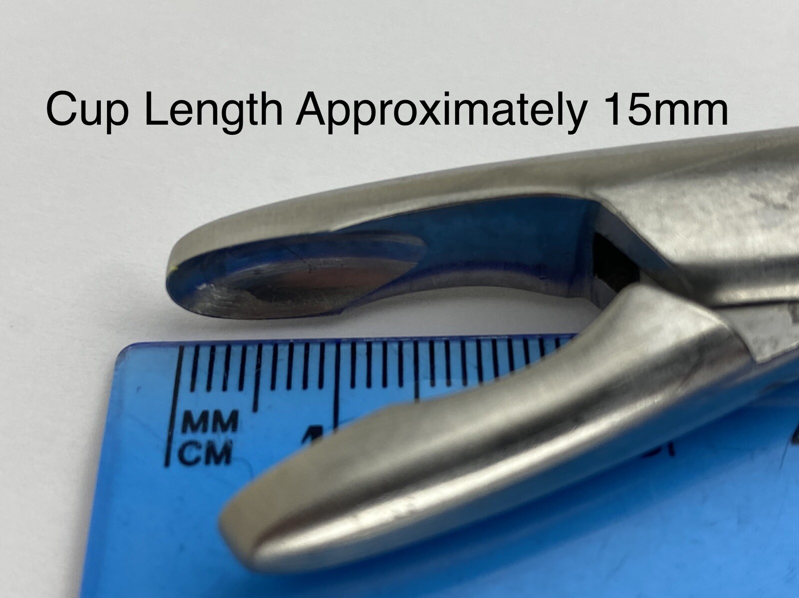 Adson Cranial Rongeur Cup 8mm x 15mm Straight Overall Length 7 in ZIMMER 3315
