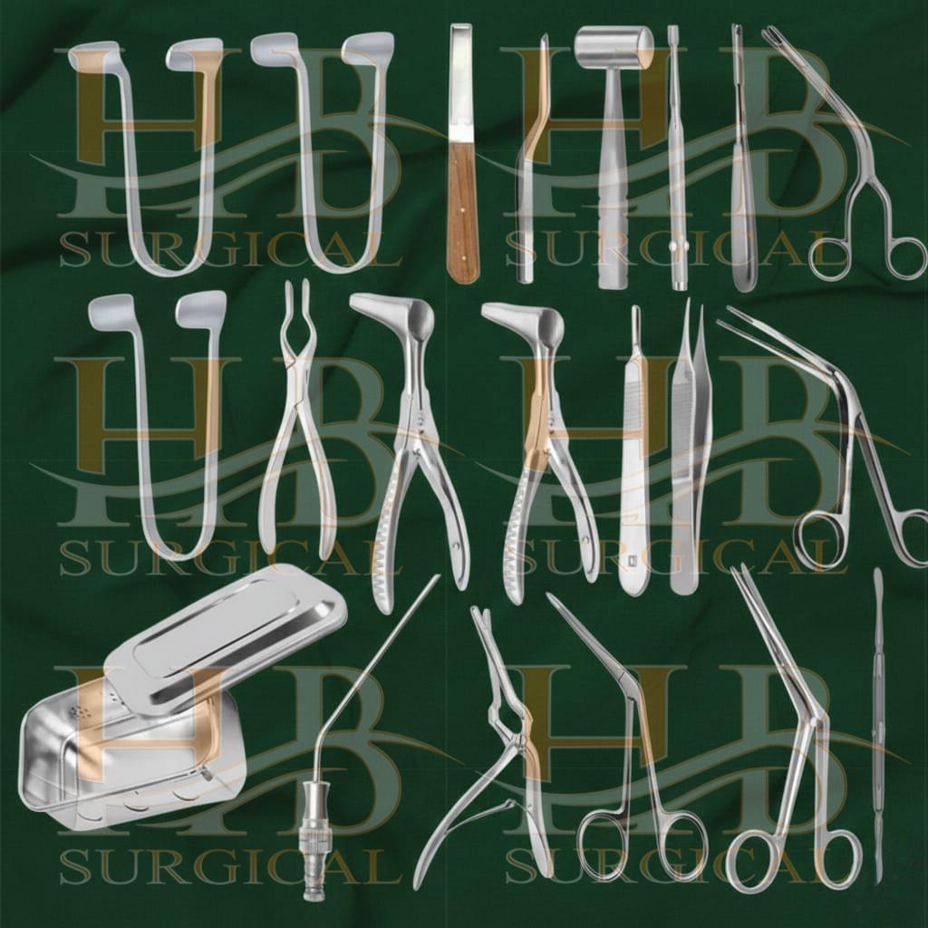ENT SMR Instruments Set of 21Pcs for Submucous Resection Surgery Septoplasty Set