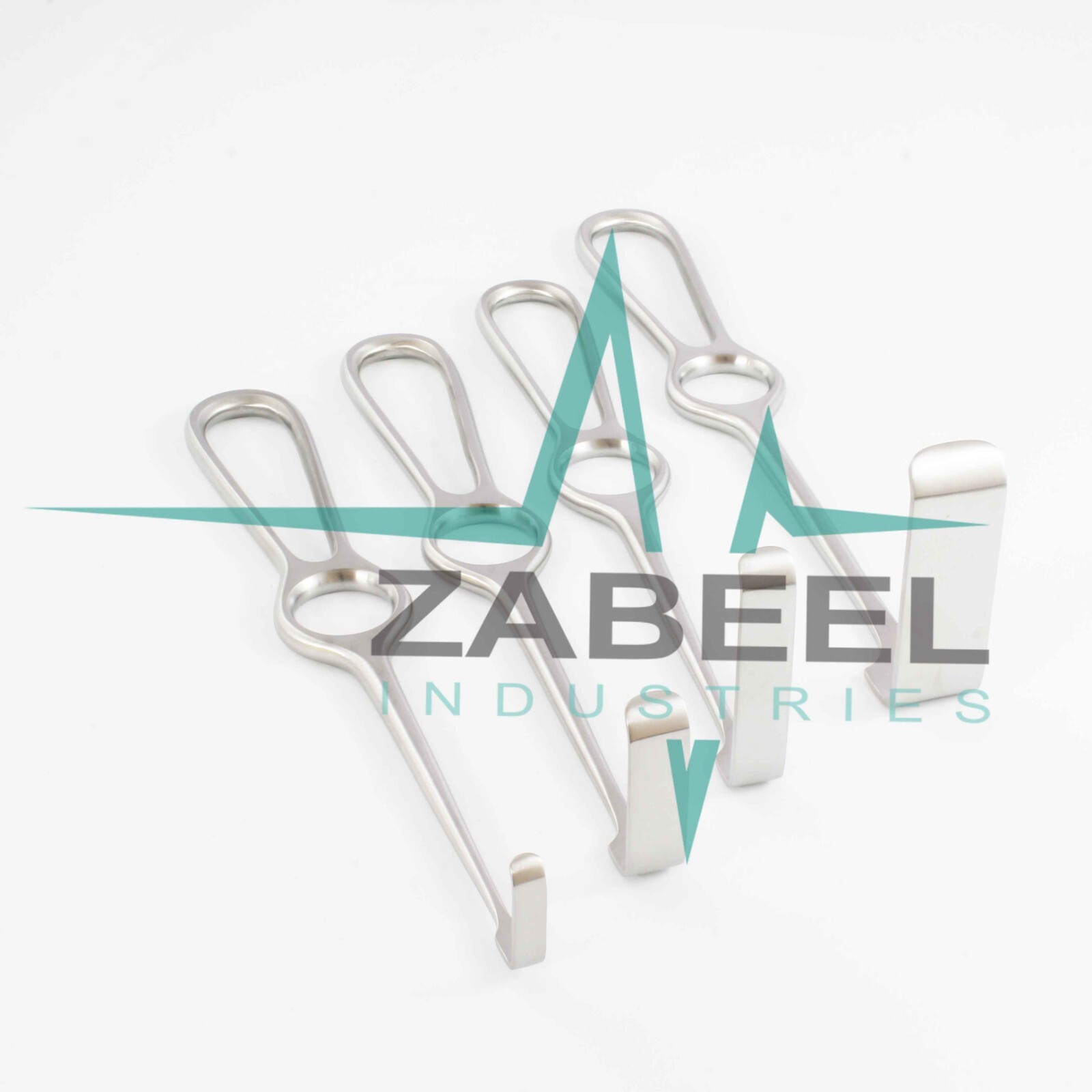 2 Set of 4 Pcs MSI Langenbeck Right Angle Retractor Surgical Instrument ZaBeel