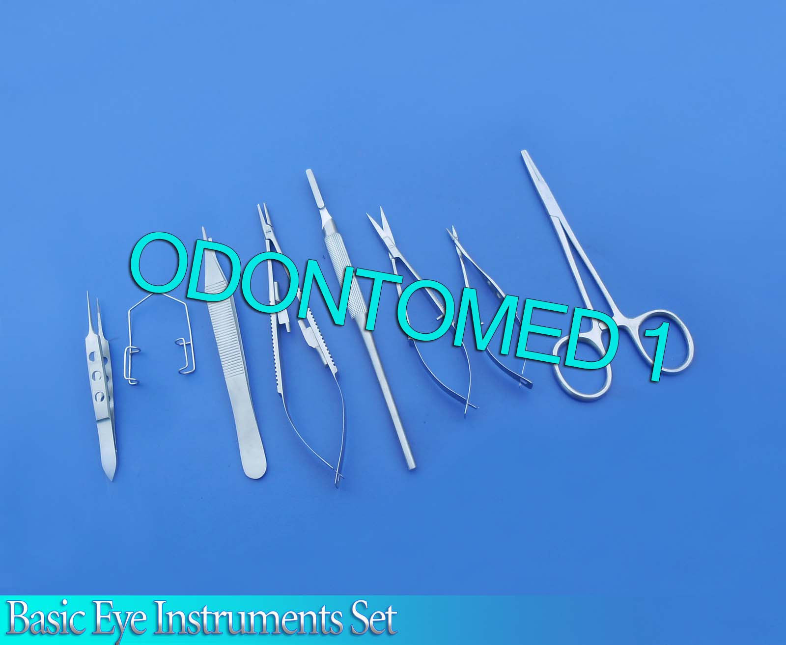 8 PC O.R GRADE BASIC EYE VETERINARY MICRO SURGICAL OPHTHALMIC INSTRUMENTS KIT #1