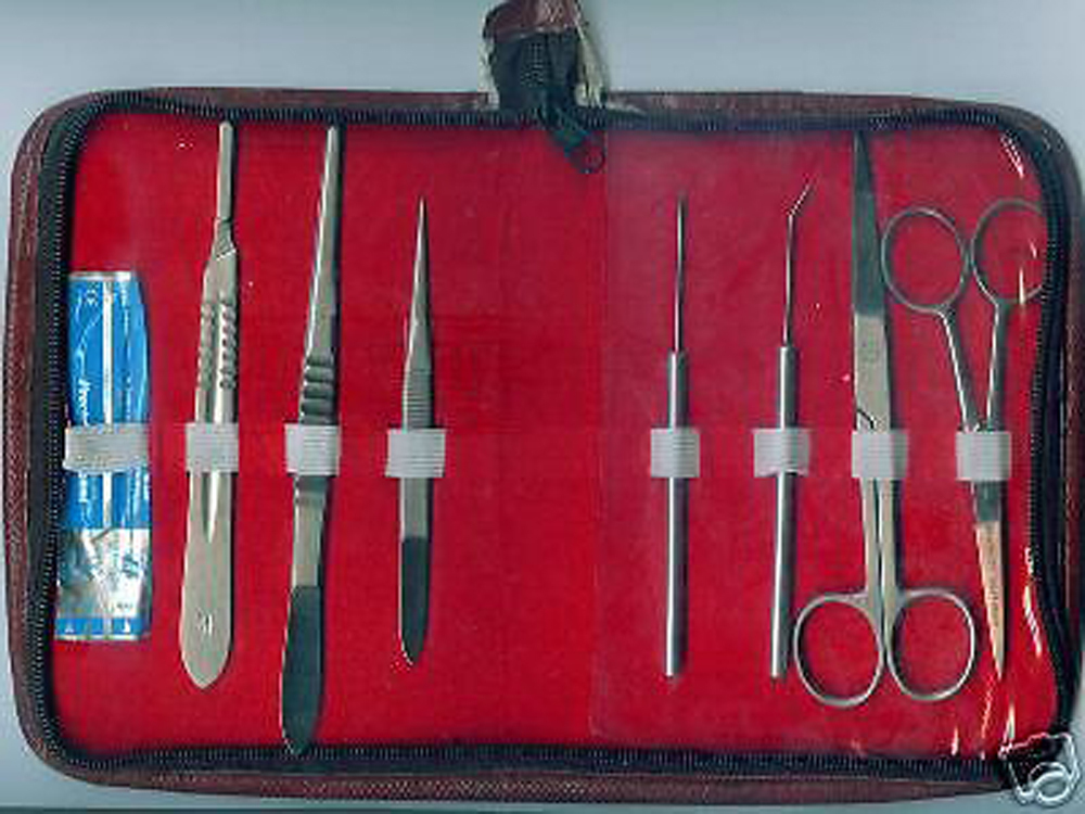 DISSECTING MEDICAL STUDENT KIT SURGICAL INSTRUMENTS
