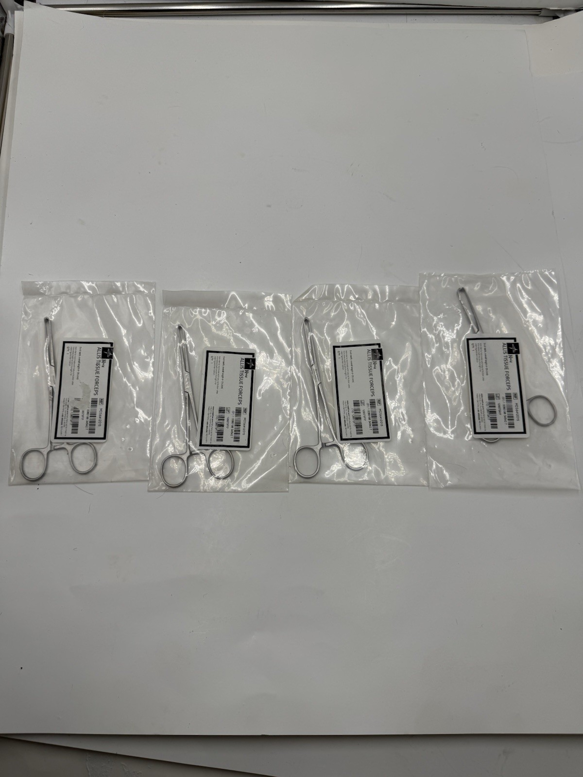Lot Of 4 NEW Konig MDS6412015 Allis Tissue Hemostat Forceps 6″ Germany