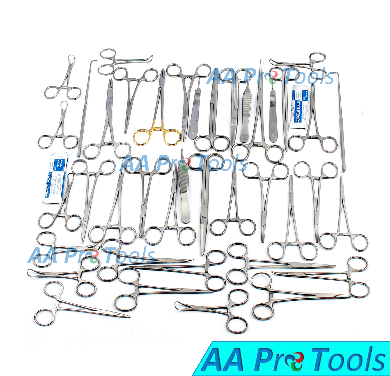 90 PCS CANINE+FELINE SPAY PACK VETERINARY SURGICAL INSTRUMENTS DS-1083