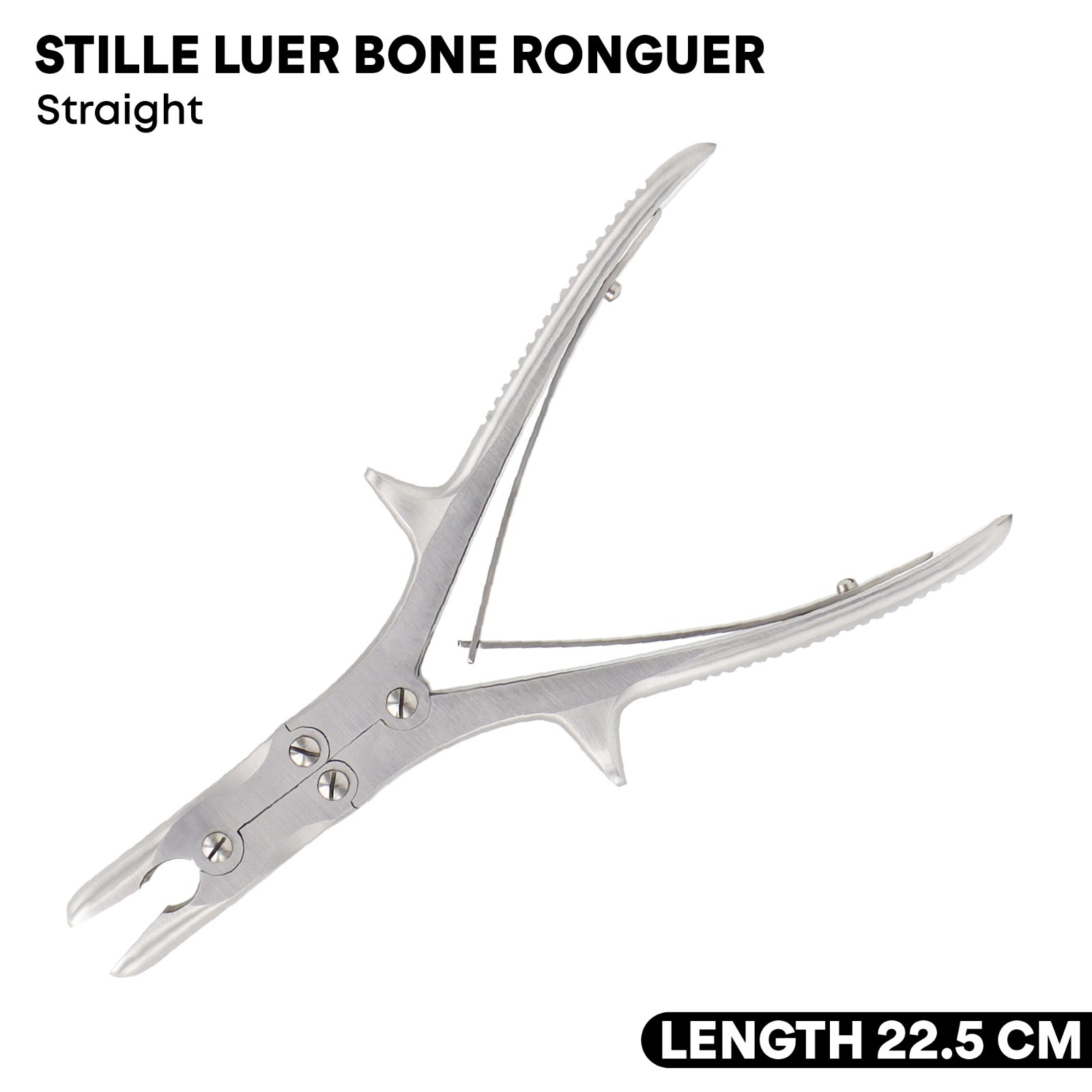 Stille Luer Bone Rongeur 22.5 cm Straight Stainless Steel Orthopedic Instruments