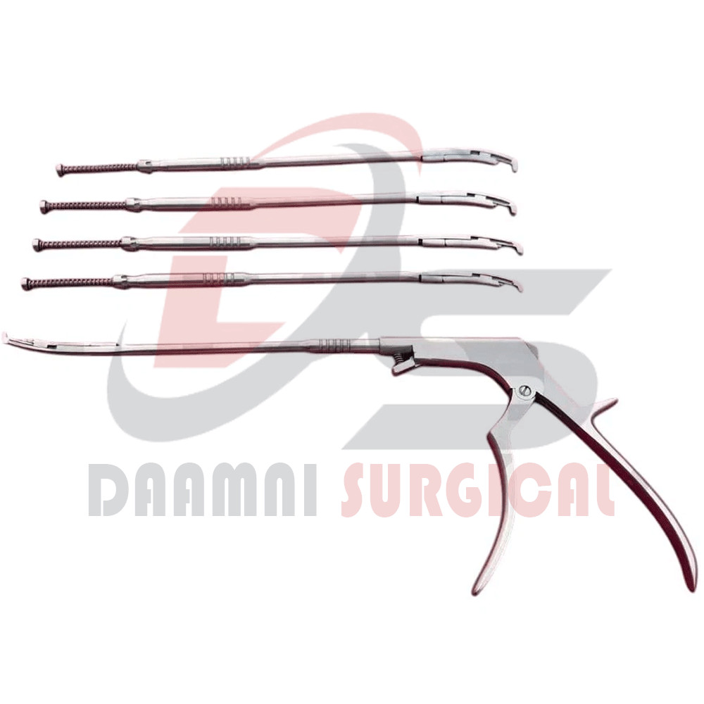 Angled Interlaminar Spine Endoscopic Set Spine Endoscopic Surgery Rongeur Set
