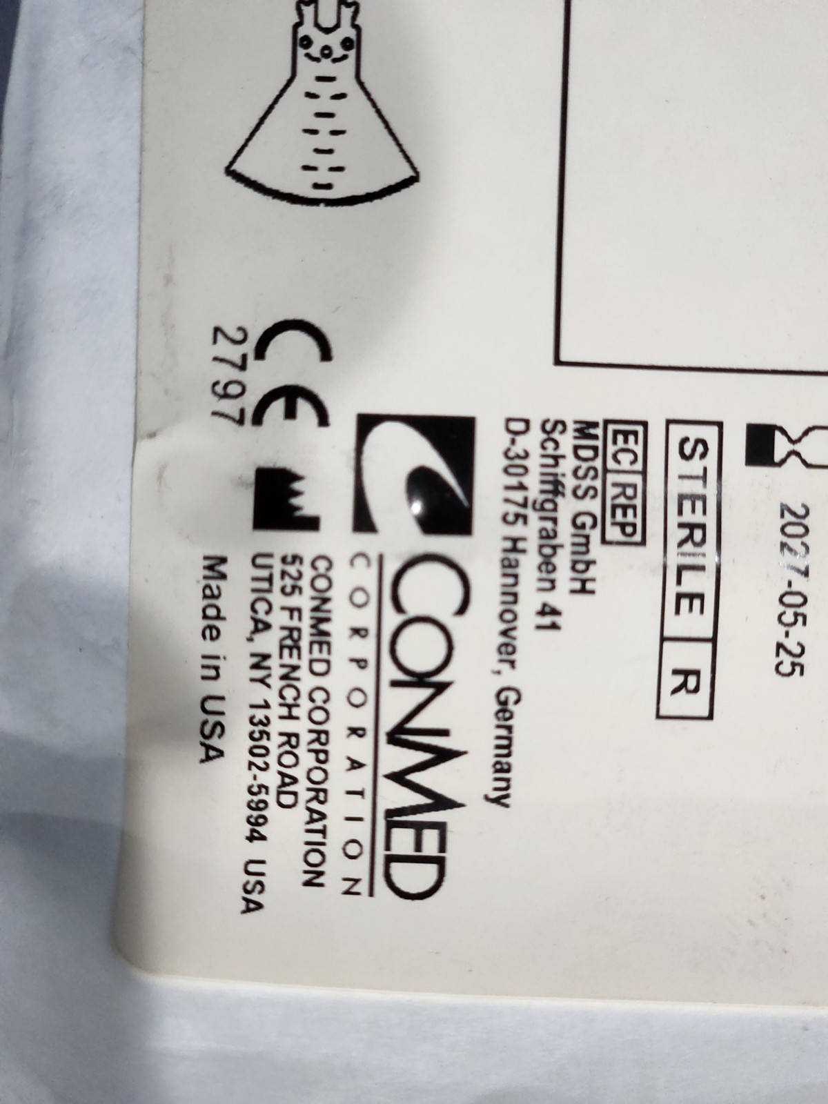 CONMED REPEAT STERNOTOMY TOOL #5059-279 NEW 54.6X40X0.4MM LOT/4 (2027)