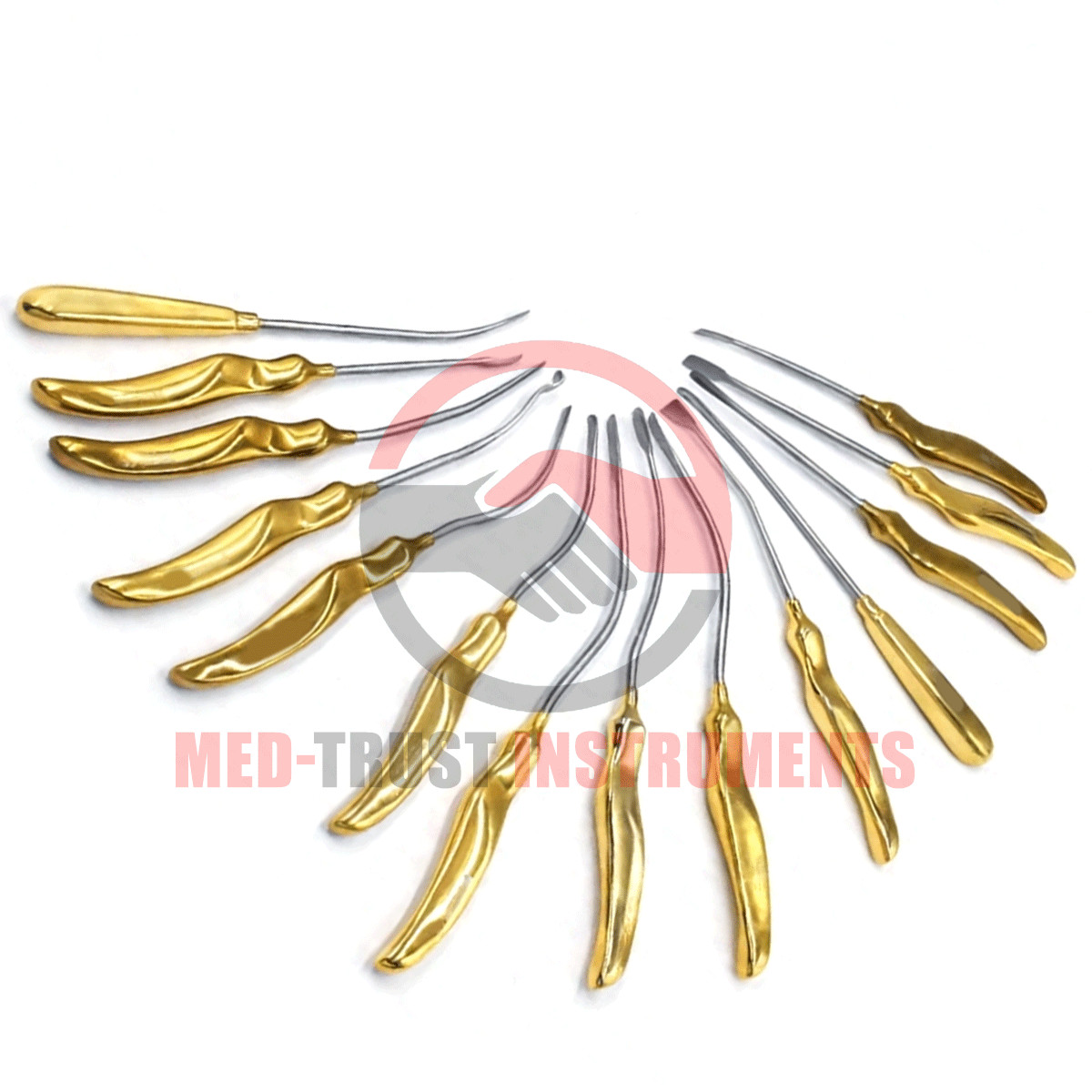 Endoscopic Forehead Lift Dissectors | Facelift Plastic Surgery Instruments