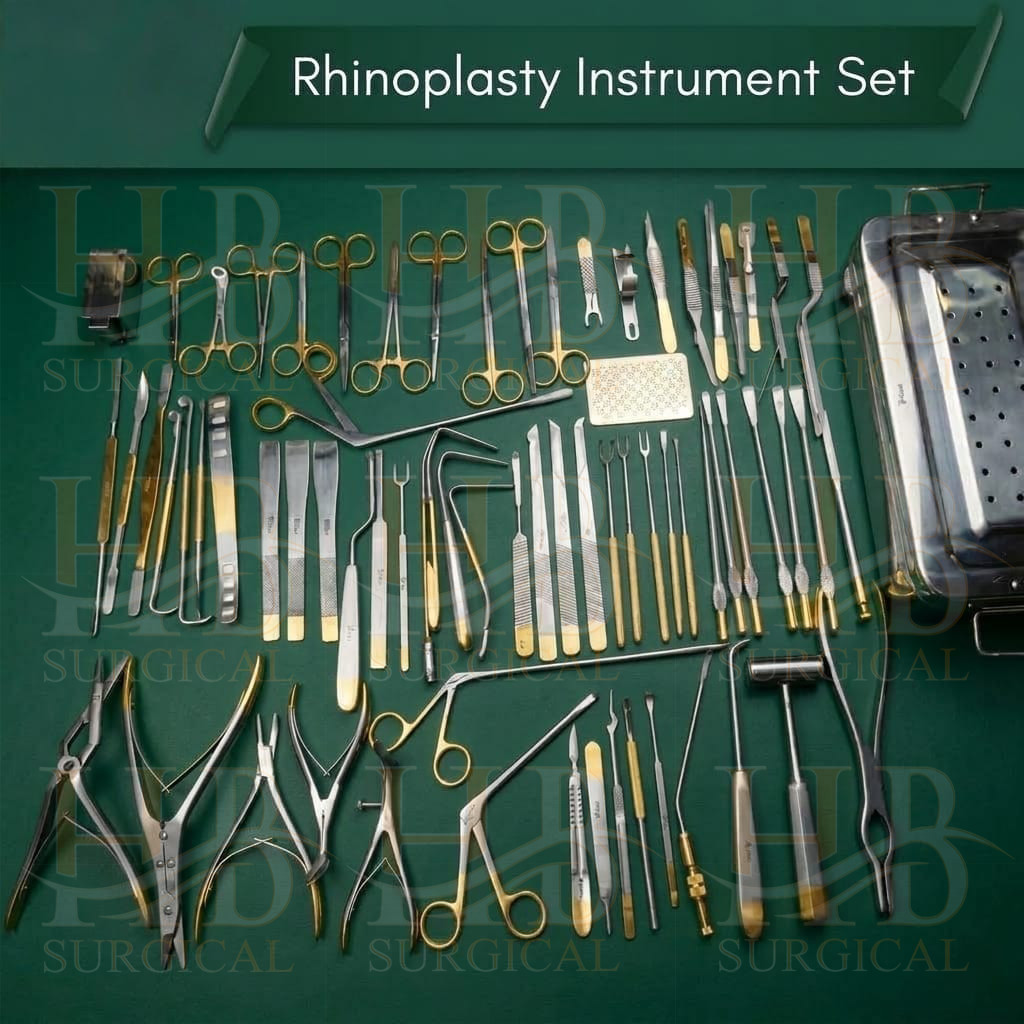Major Rhinoplasty Surgical instruments set of 82 Pcs Nose & Plastic Surgery +Box