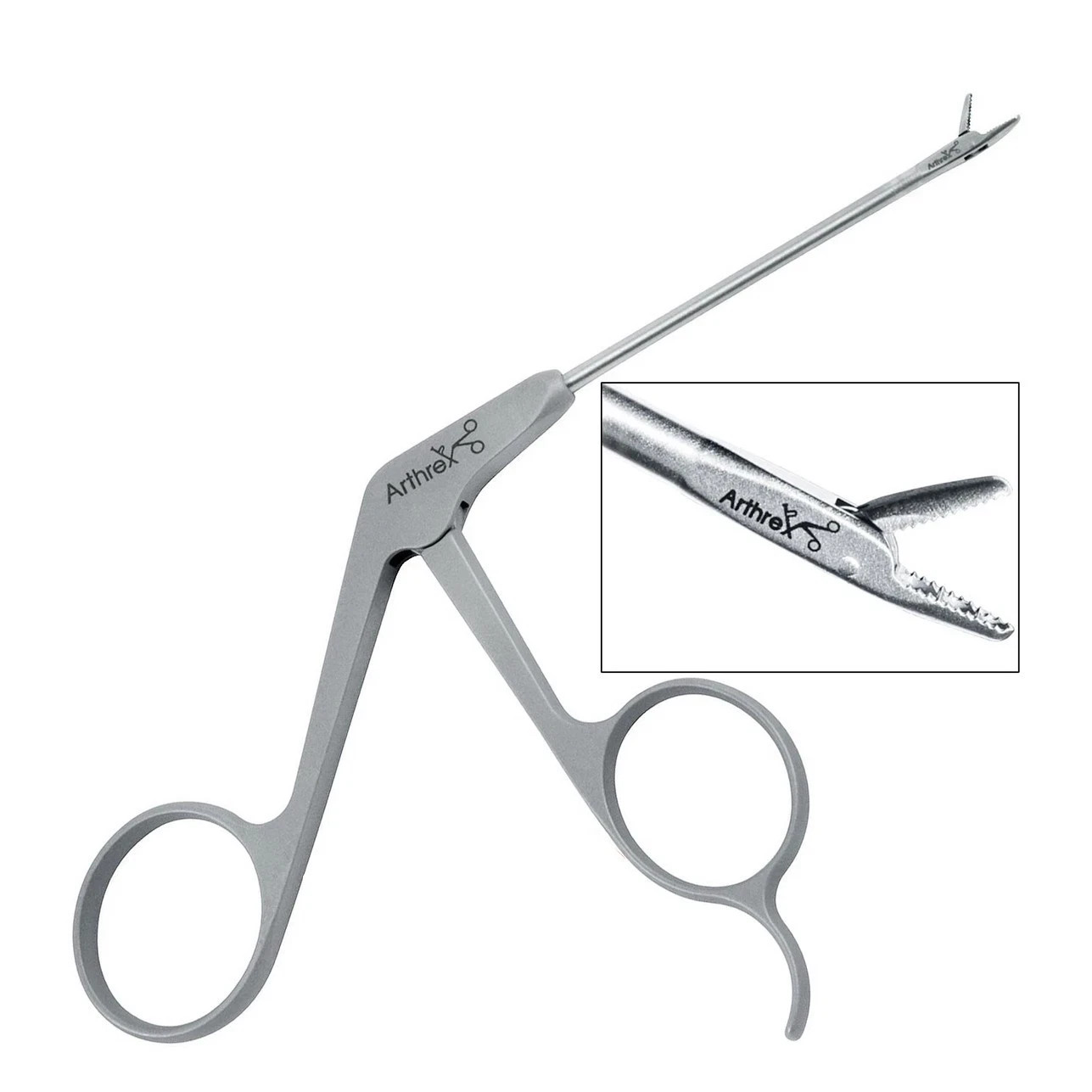 Arthroscopy Grasper Small Joint Pointed Straight Tip 2.75mm NR Handle 4″