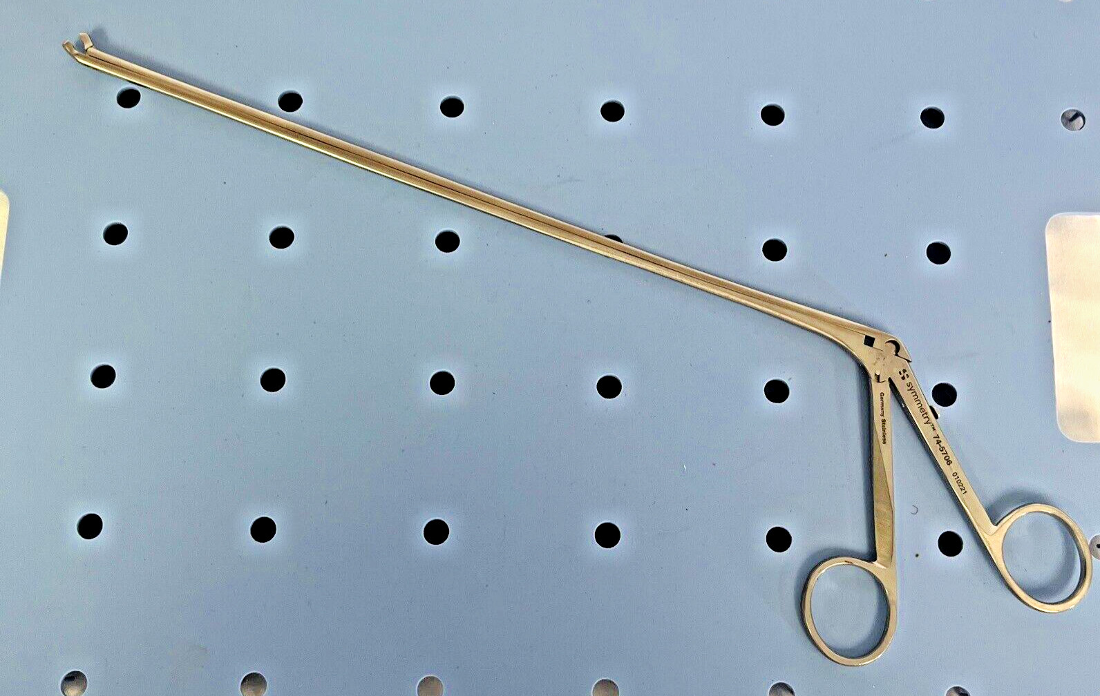 Symmetry Surgical 74-5706 Jackson Laryngeal Cup Forceps, Angled Up, 4mm