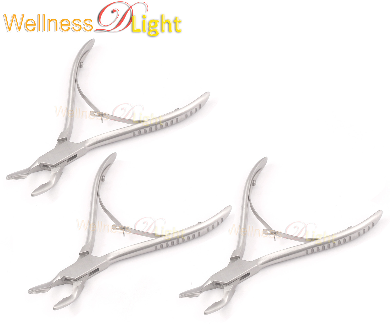 Wdl 3 Pieces Blumenthal Bone Rongeur 30 Degree 4.5″Surgical Dental Instruments