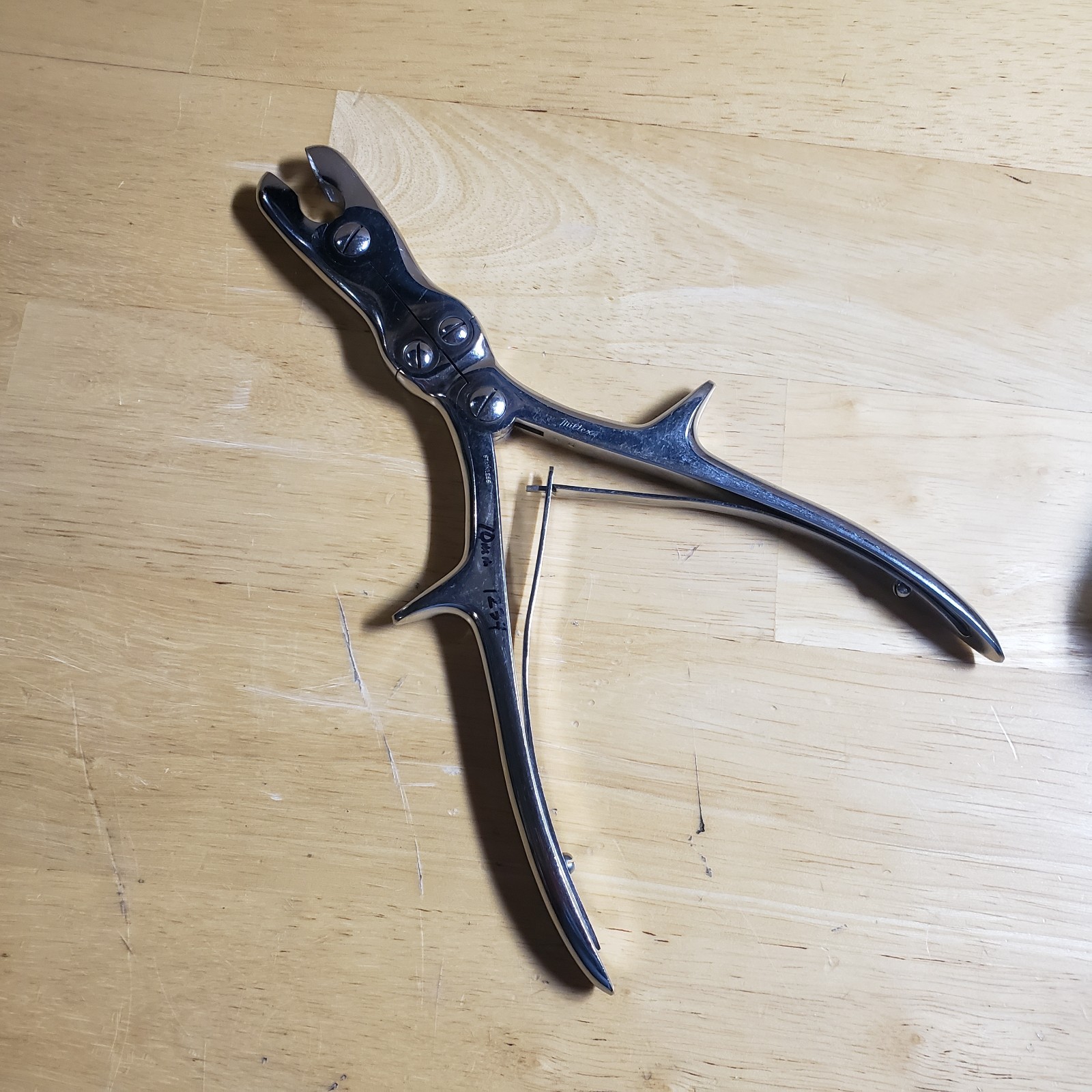 Miltex Bone Rongeur 8 3/4” ,Straight 10mm Bite Orthopedic