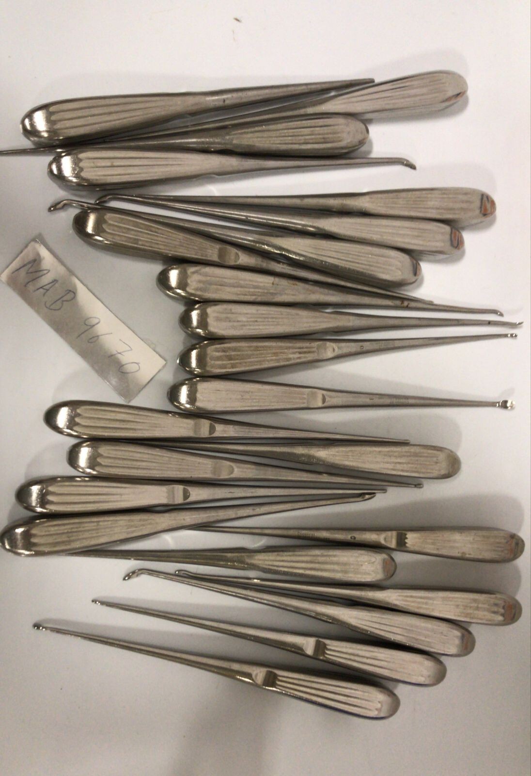Stainless Steel Surgical instruments of assorted brands & Sizes-26pcs-MAB-9670
