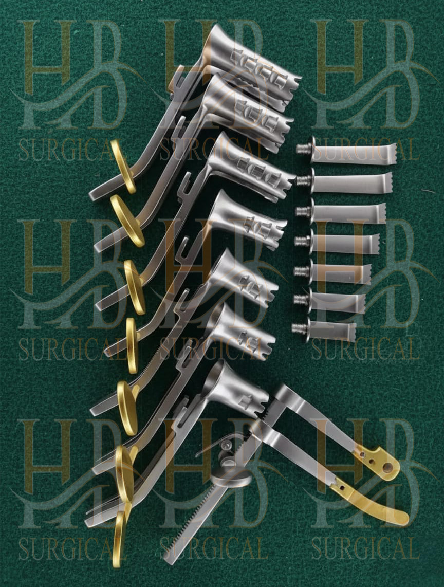 Caspar Micro Lumbar Discectomy Retractor Set of Spinal Surgery Instruments