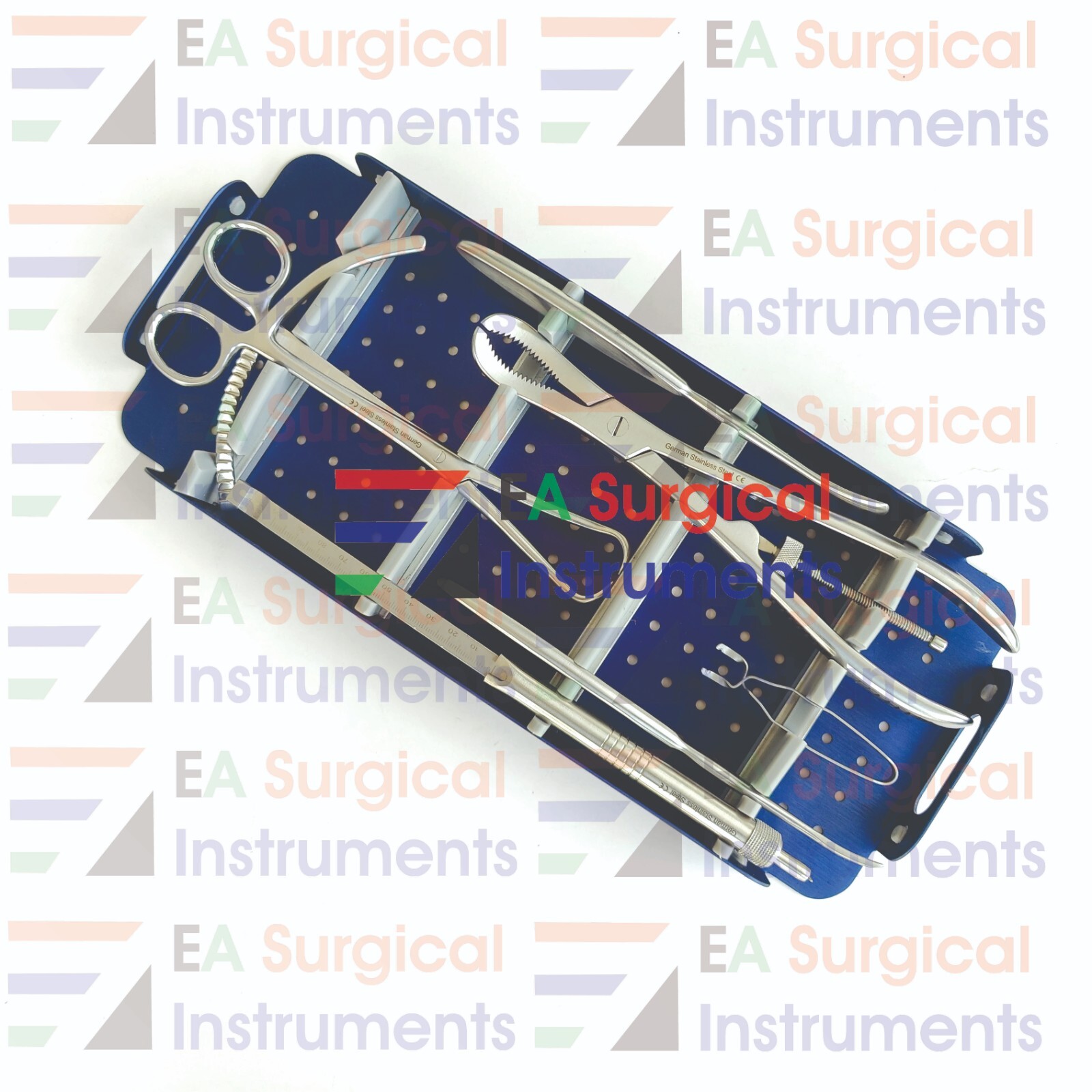 Large Fragment Instruments Set 4.5mm & 6.5mm Orthopedic Instruments German Steel