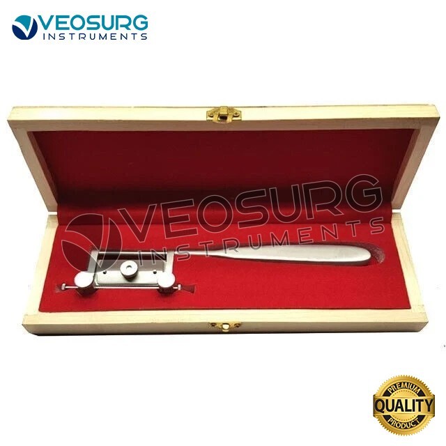 Silver Skin Graft Knife Handle Dermatome With Box Surgical Instrument