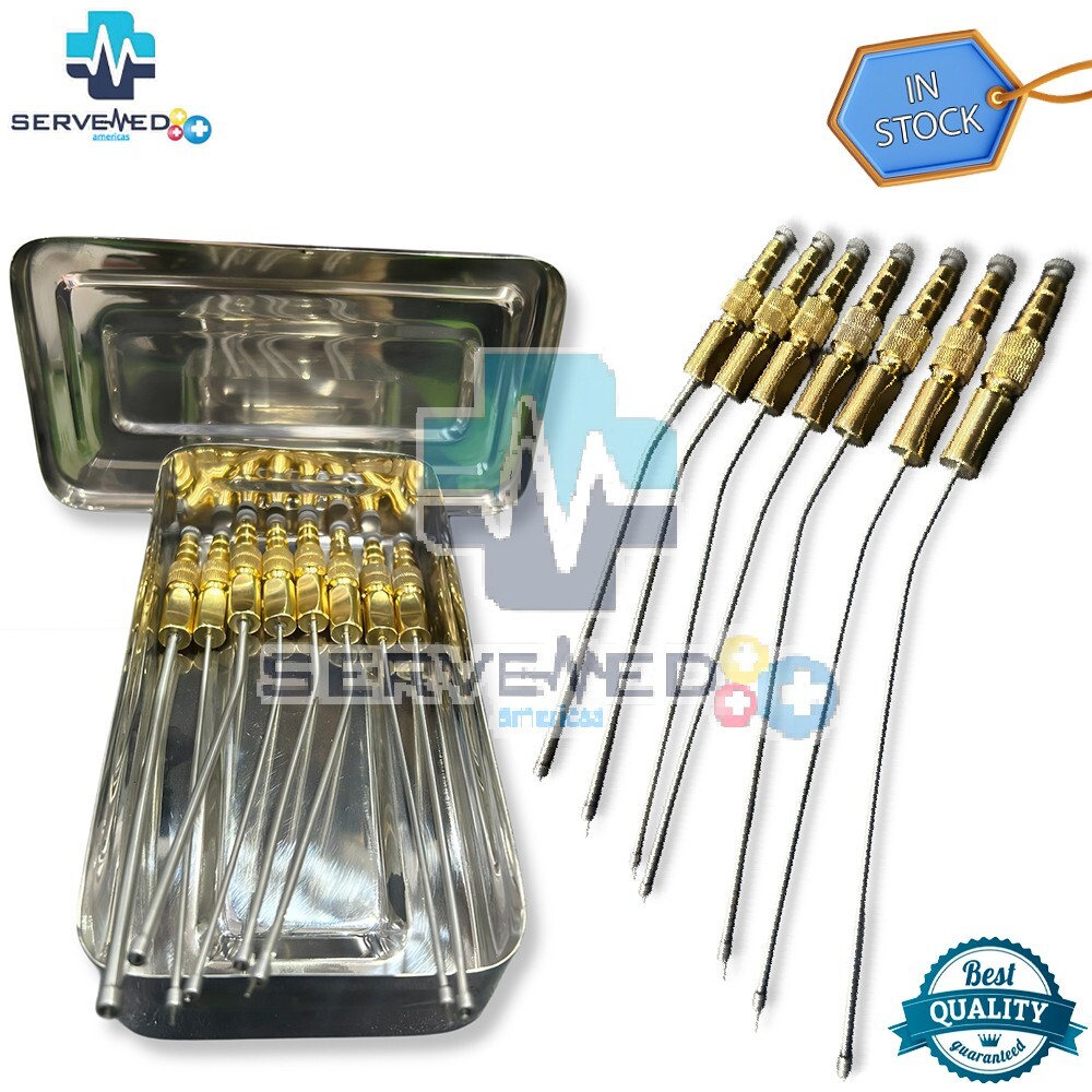 Frazier Suction Tubes 5,6,7,8,9,10,11,12 Surgical Diagnostic 8 Pcs With Box