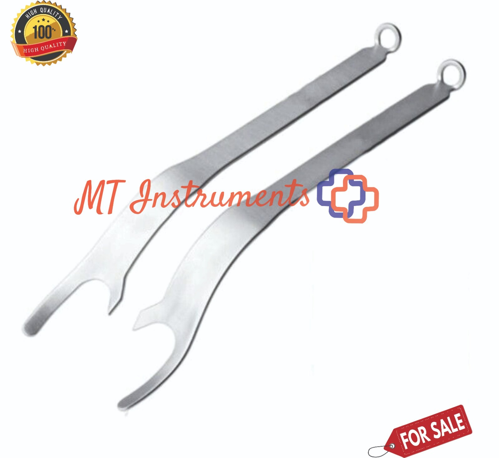 Moran Posterior-Inferior Retractor Set of 2 Pcs Orthopedic Instruments