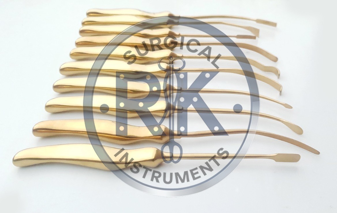 Plastic Surgery Brow Lift & Face Lift Instruments Scalp Elevator Set of 10 Piece