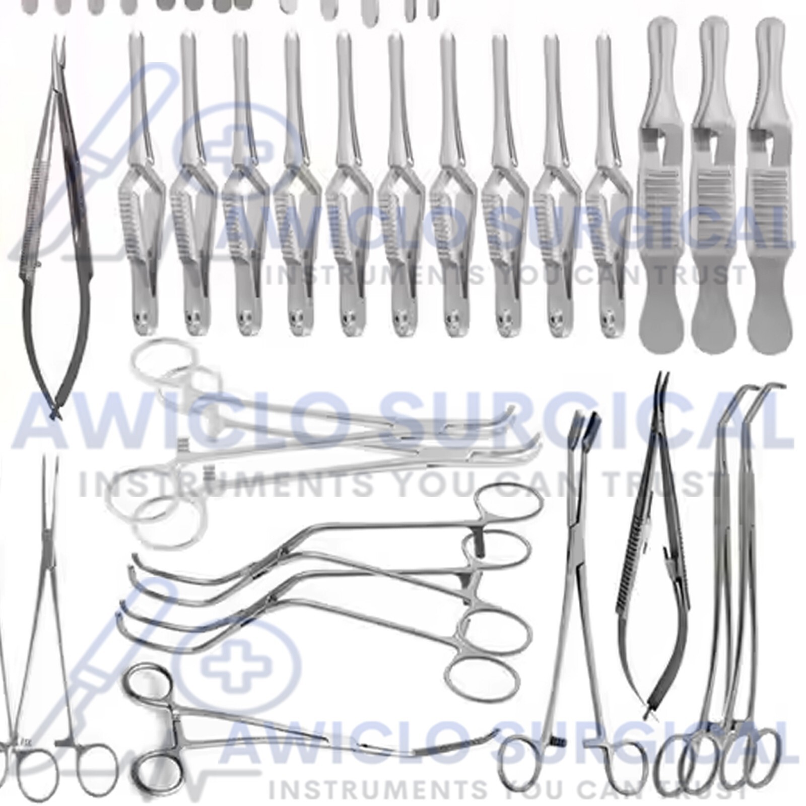 Major Vascular Surgery Set 61 Pieces High Quality Specialty Surgical Instruments