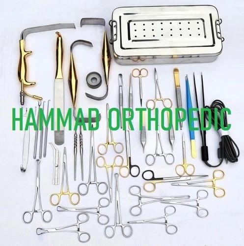 Tebbetts Breast Surgery Instruments Set 38 Pcs Augmentation Kit Steel Pro