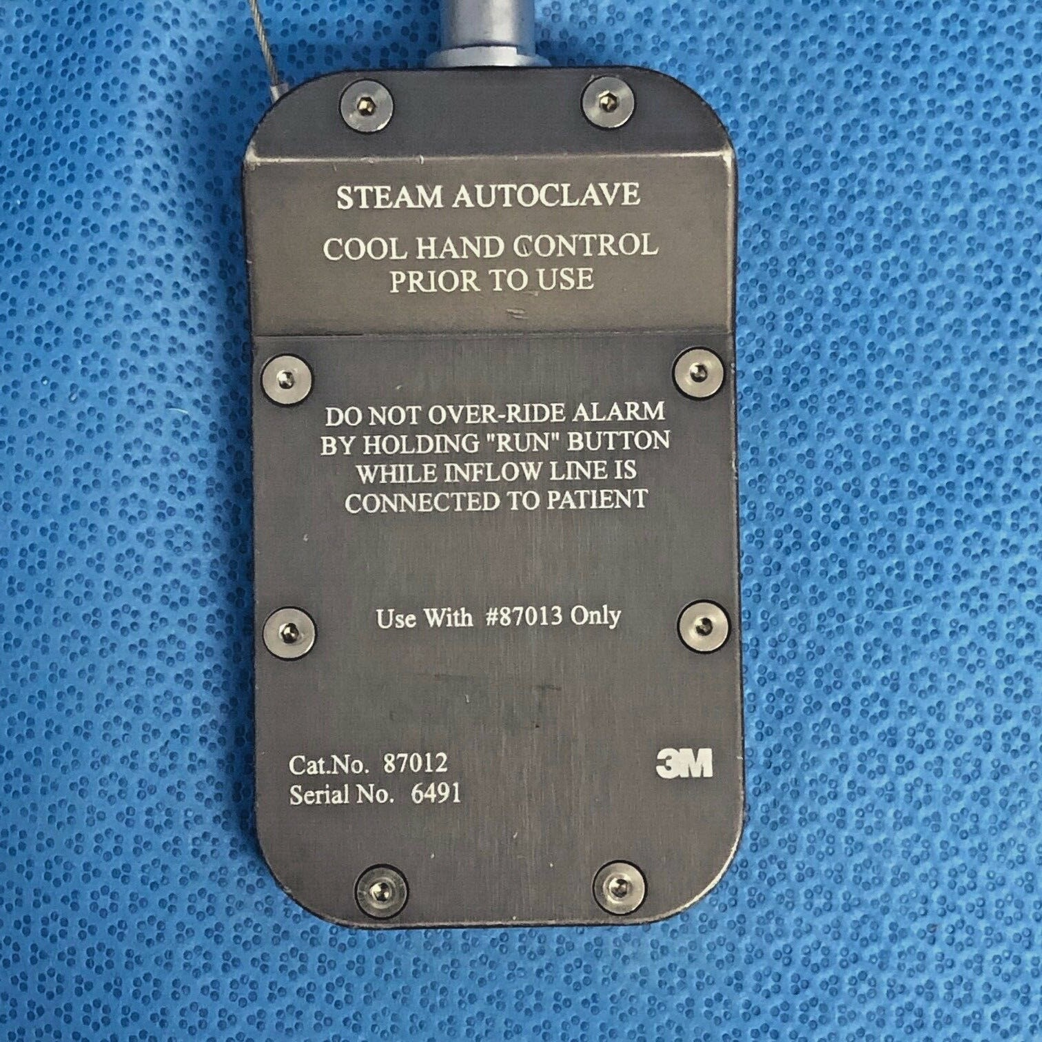 3M Linvatec 87012 Autoclavable Hand Arthroscopy Pump Remote Control Arthroscopic