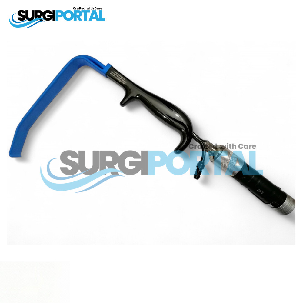 Breast Retractors Fiber Optic 150mm X 30mm Insulated Blade Reusable