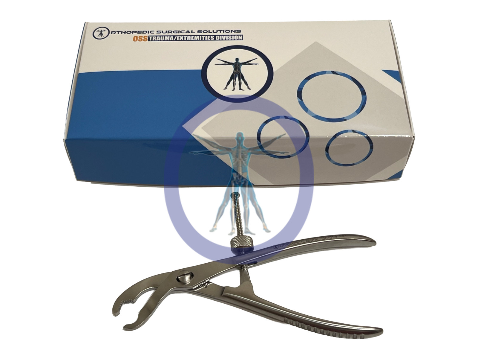 Orthopedic Surgical Verbrugge 6″ Self Centering Bone Holding Forceps 15cm *NEW*
