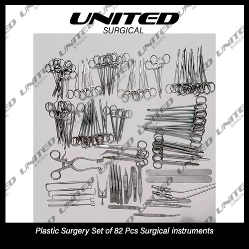 Plastic Surgery Set of 82 Pcs Surgical instruments