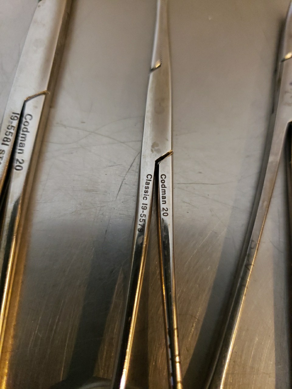 Codman 32-4141, 32-4001, 19-5579, 19-5581 Stainless Steel Surgical