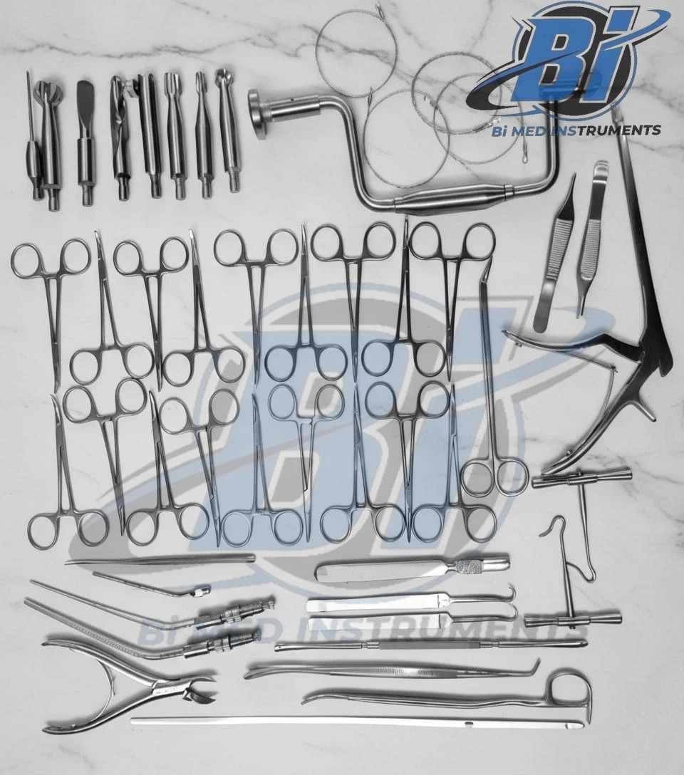 40 Pcs Basic Craniotomy Set Surgical Spine Orthopedic Instruments Set