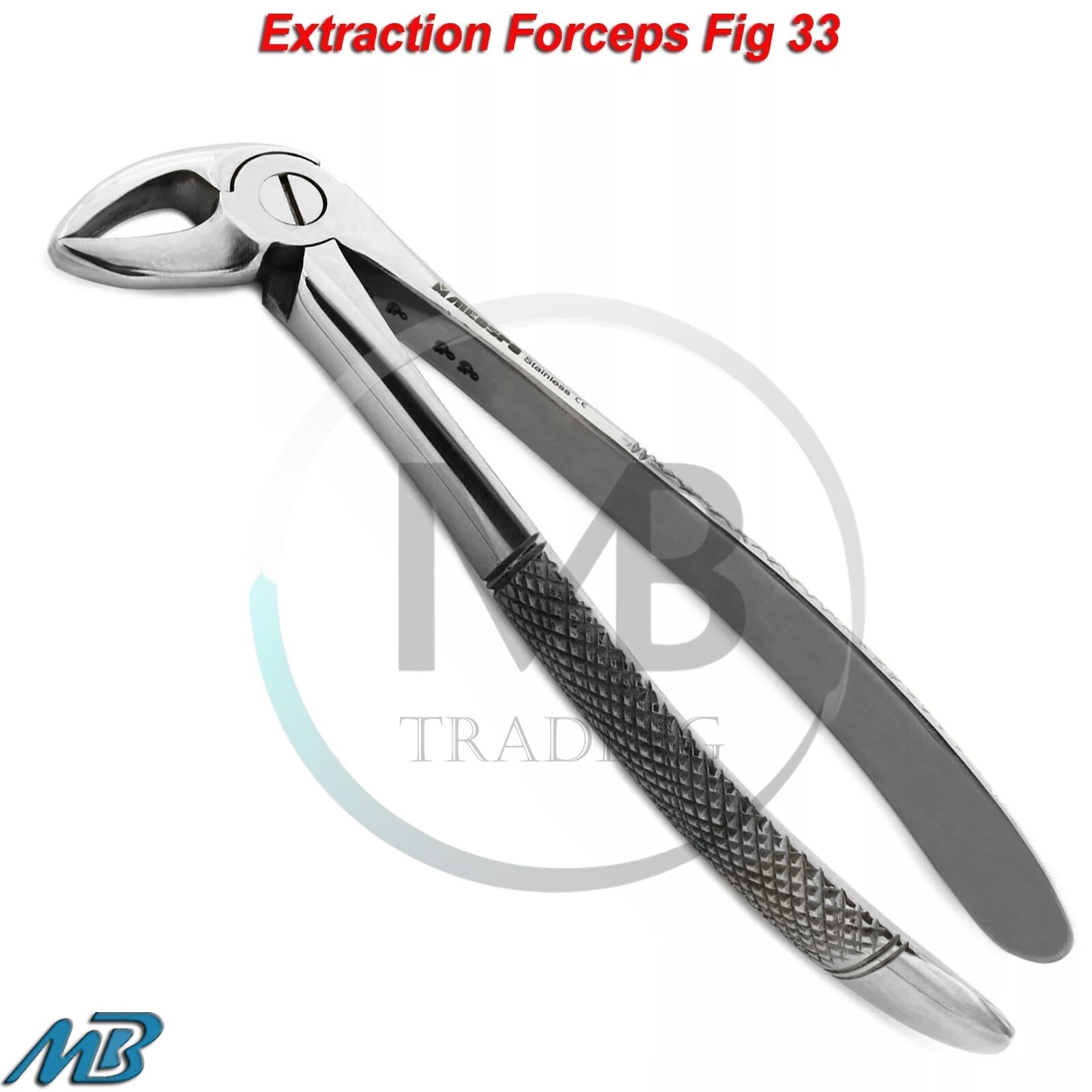 Surgical Tooth Extracting Lower Roots Forceps Fig. # 33 Extracting Instruments