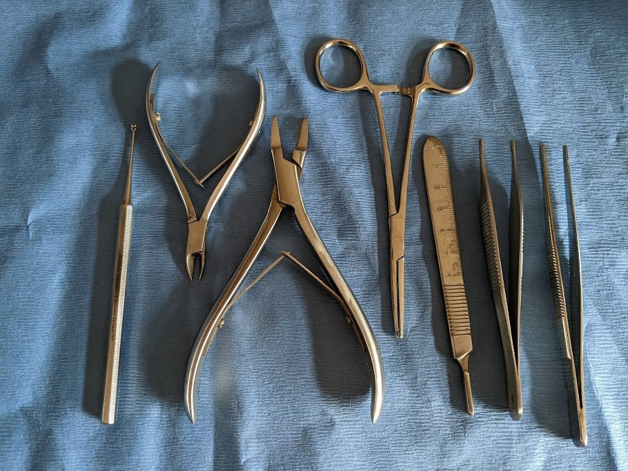 7 Ortho Surgical Ingrown Toenail Instruments Kmedic Pakistan