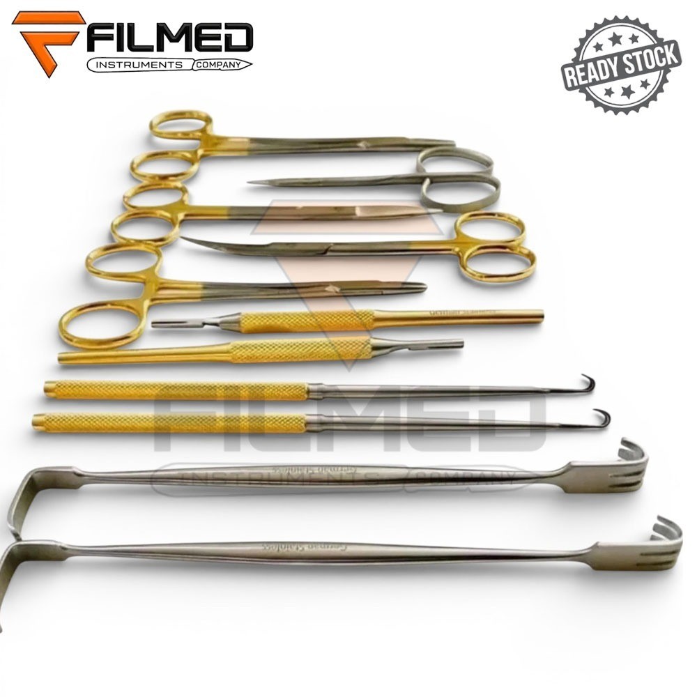 New 11PCs Set General Surgery Orthopedic Instruments German Stainless Steel