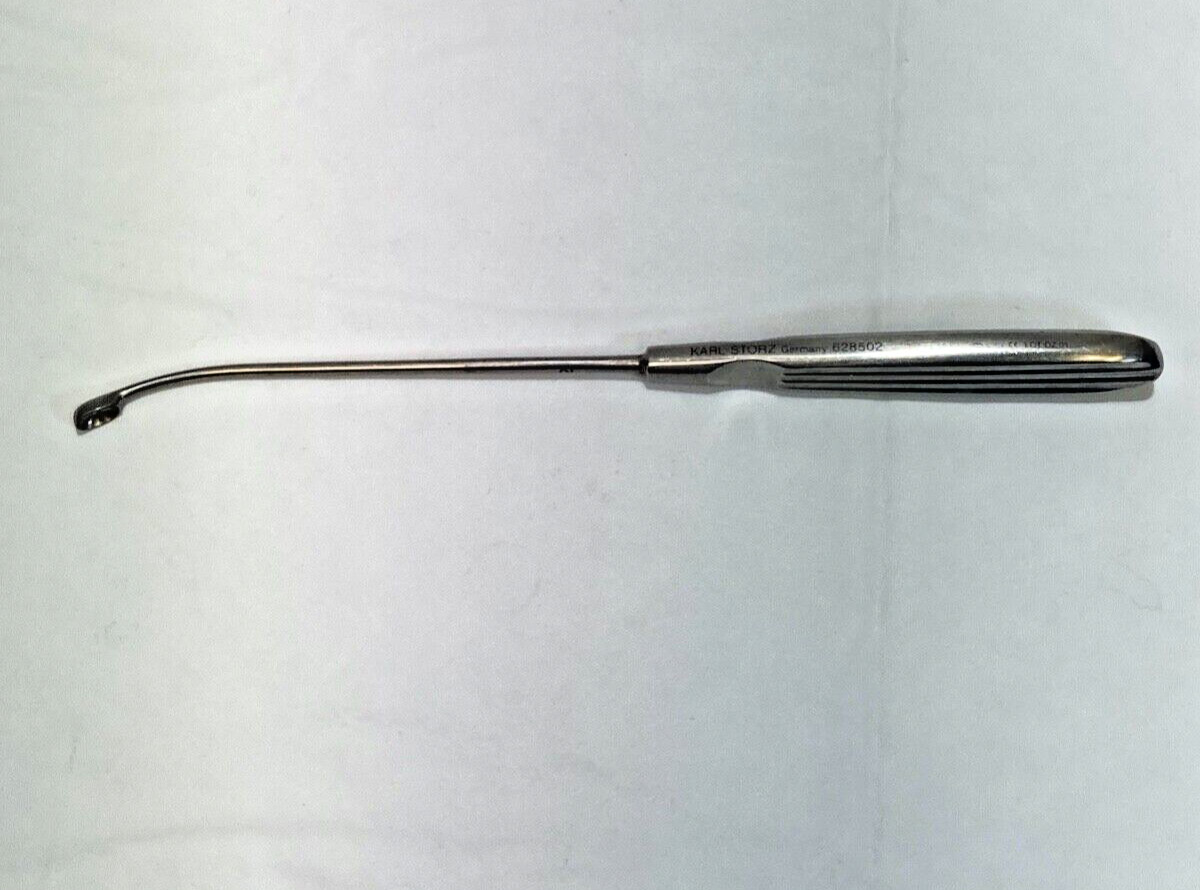 Karl Storz 628502 Halle Antrum Sinus Curette Size 2 x 21cm 6mm x 9mm Cup ENT