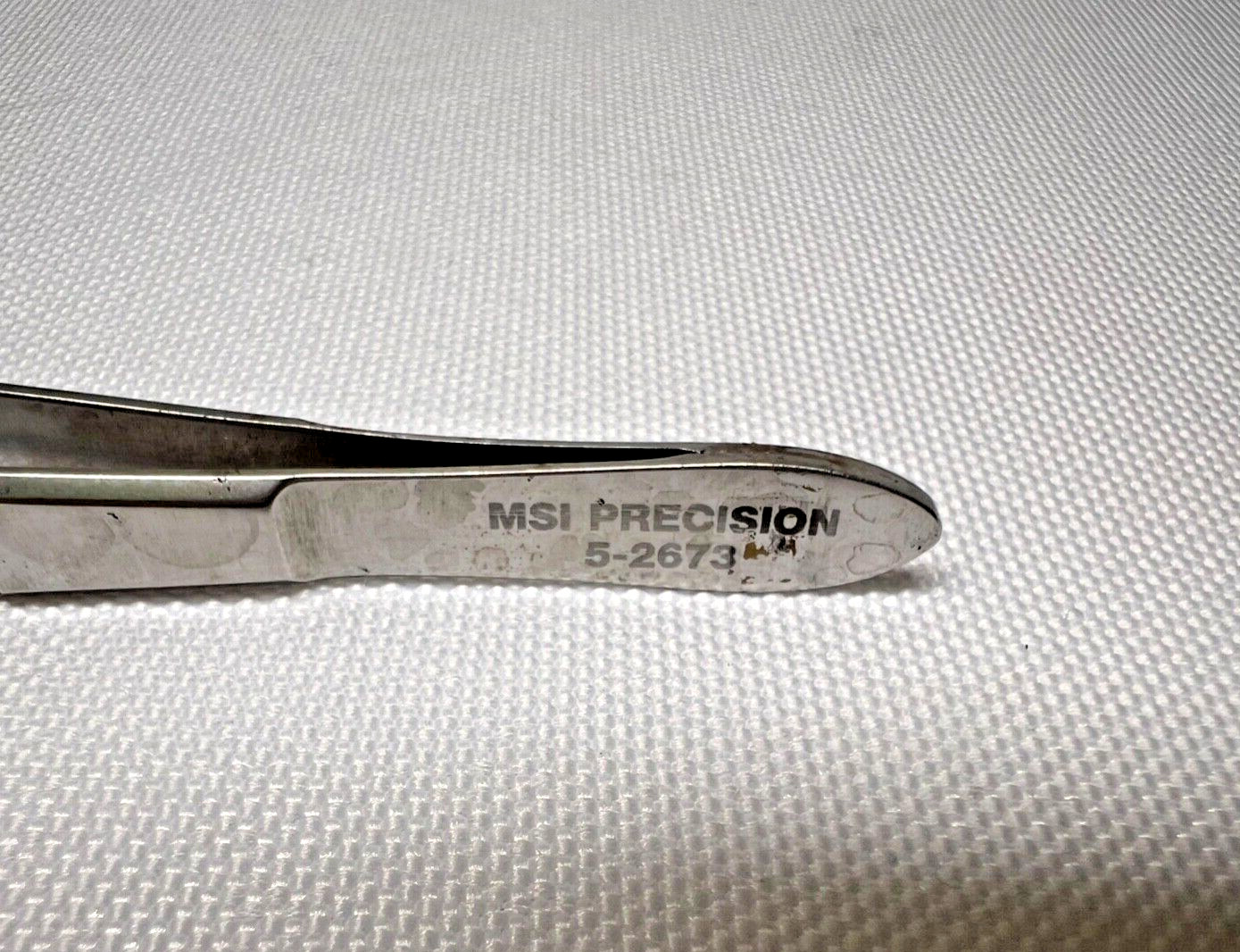 MSI Precision Instruments 5-2673 Graefe Fixation Forceps 4.5mm Jaws X 4-1/4″ WL