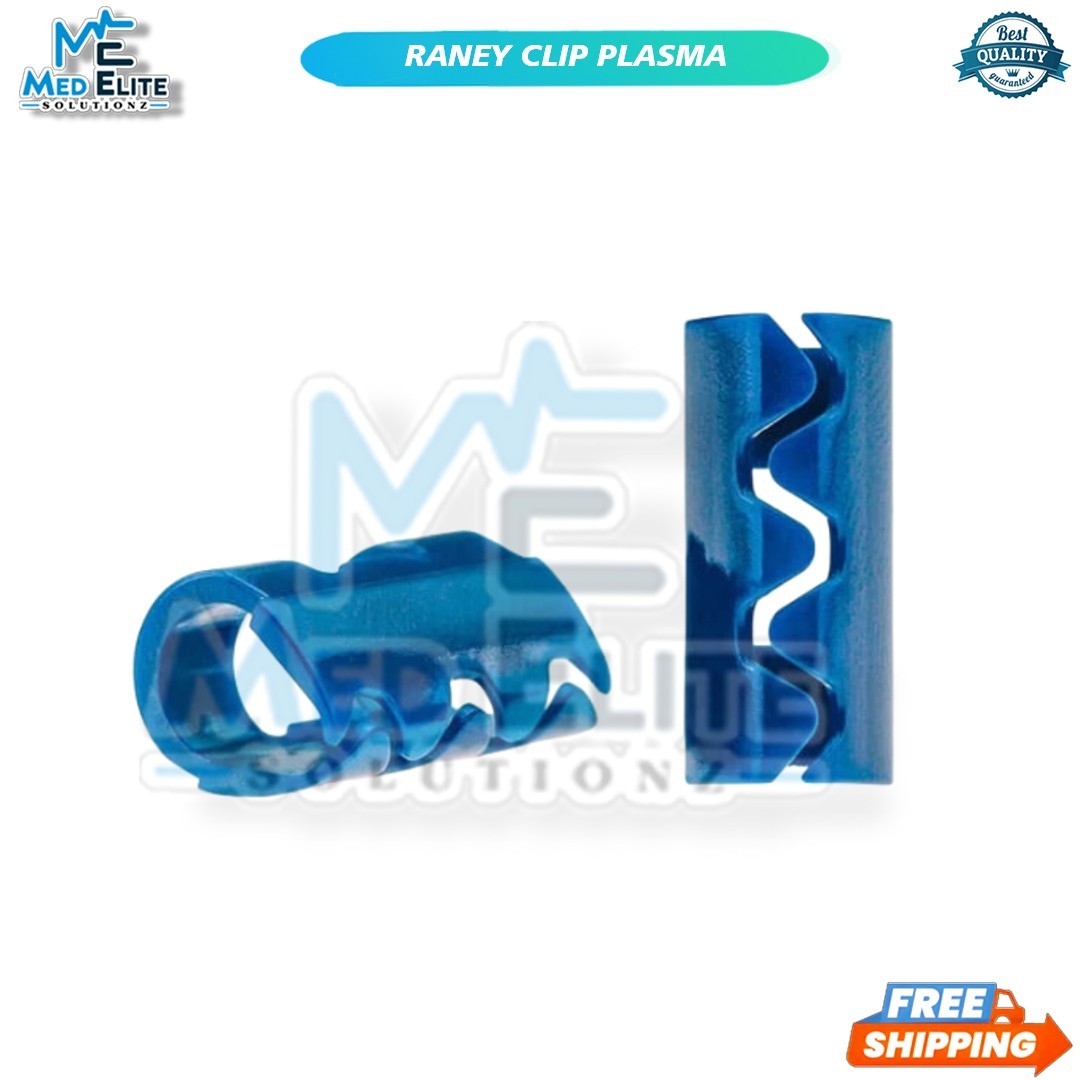 Raney Clip Plasma Color 120 Pcs Clips Surgical orthopedic Instruments